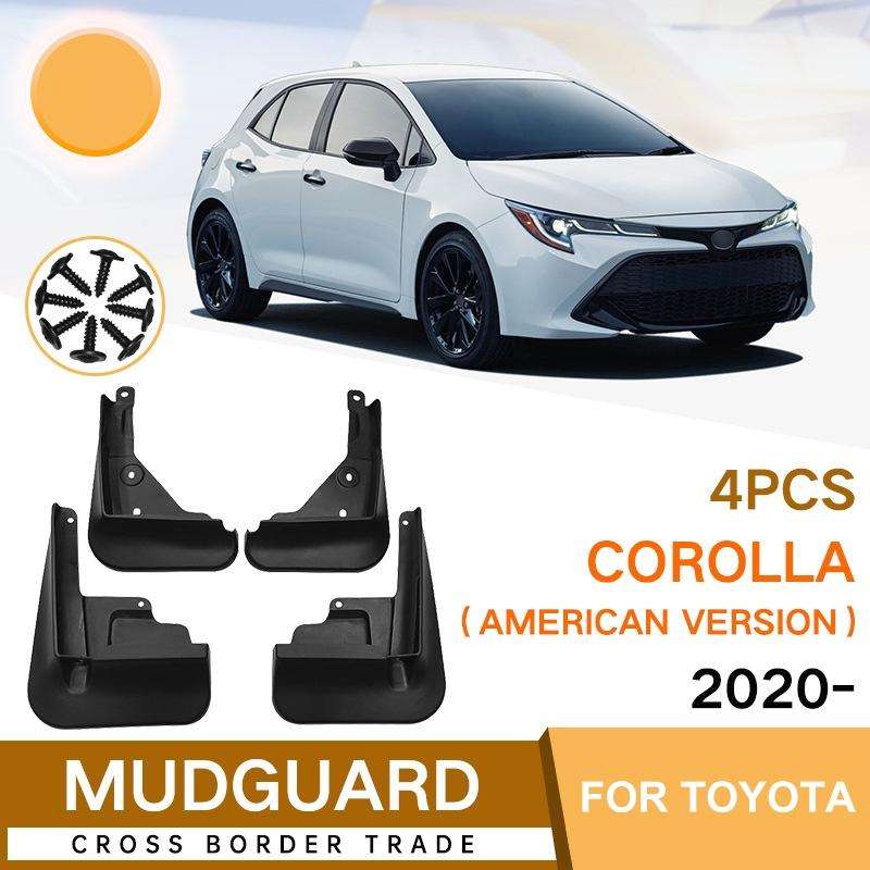 For Toyota Corolla 2020-2023 US 4pcs/Set Car Auto Soft Plastic Splash Flaps Fender Guard