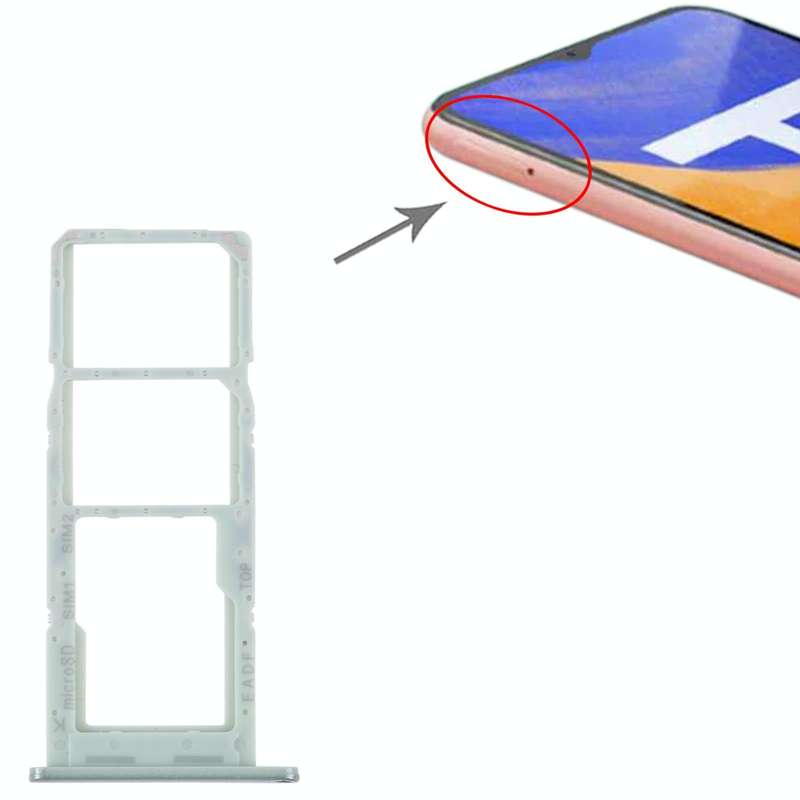 For Samsung Galaxy F14 5G Original SIM Card Tray + SIM Card Tray + Micro SD Card Tray (Green)