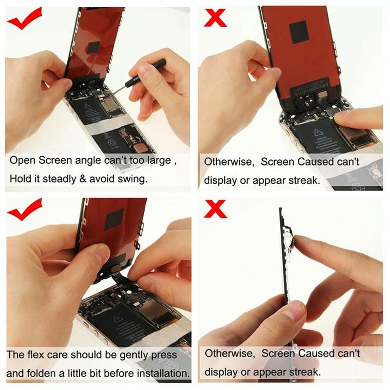 5PCS Black + 5 PCS White TFT LCD Screen for iPhone 5S with Digitizer Full Assembly