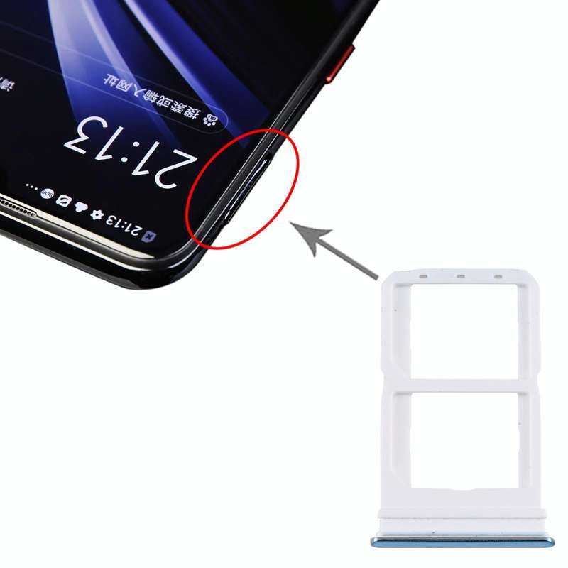 For Vivo iQOO Neo V1914A SIM Card Tray + SIM Card Tray (Green)
