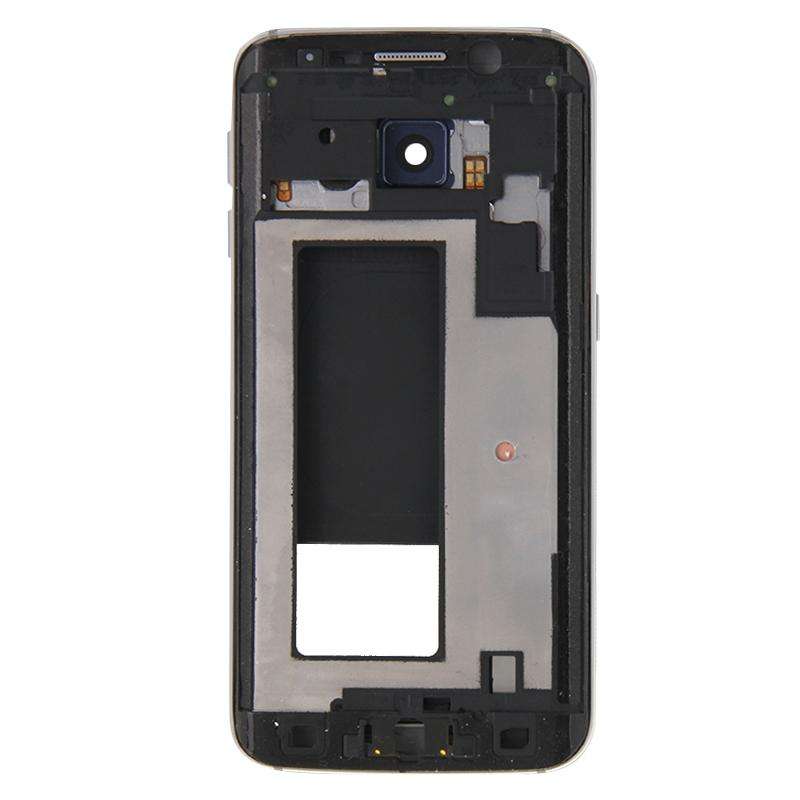 For Galaxy S6 Edge / G925 Full Housing Cover (Front Housing LCD Frame Bezel Plate + Back Plate Ho...