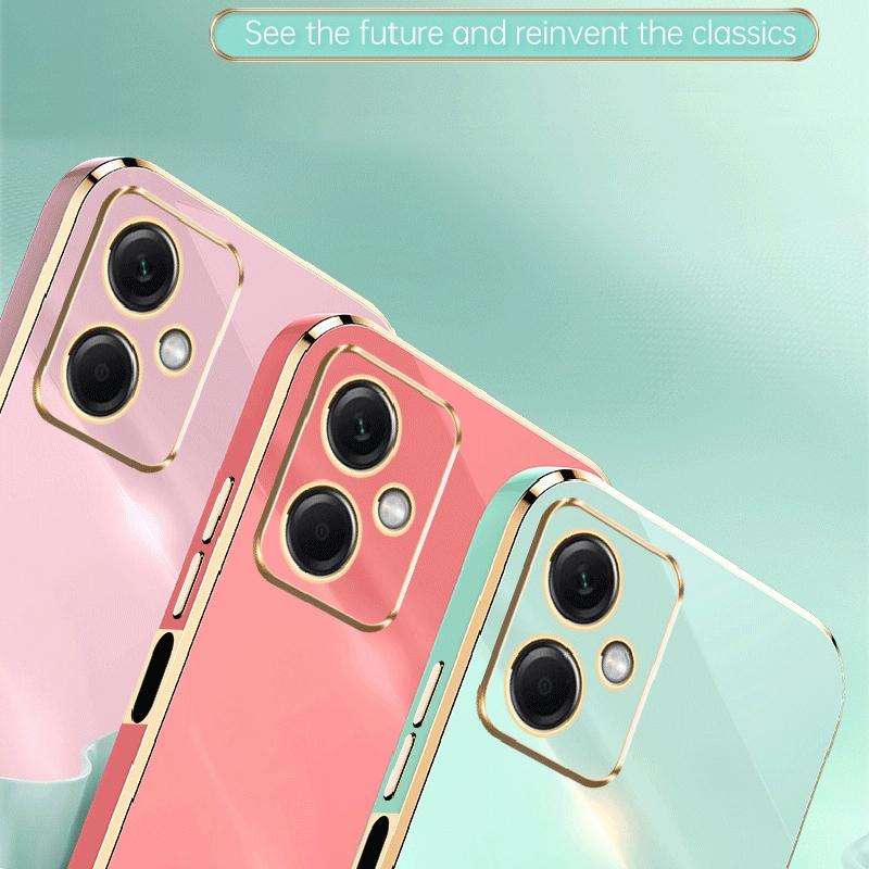 For Xiaomi Redmi Note 12 China XINLI Straight Edge 6D Electroplate TPU Phone Case(Pink)
