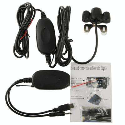 2.4G Wireless GPS Night Vision Car Rear View Backup Camera with 2 LED, Wide viewing angle: 120 (W...