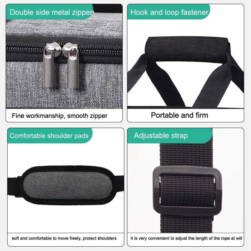 10L Waterproof Oxford Cloth Picnic Bag Outdoor Ice Pack Thickened Portable Insulation Bag(Gray)