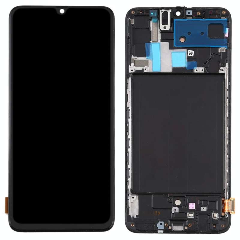 TFT LCD Screen for Samsung Galaxy A70  Digitizer Full Assembly with Frame, Not Supporting Fingerp...