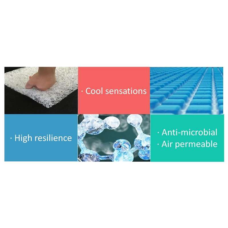 Summer Dog Pad Bed House Pet Cool Down Pad Detachable Dog Mat Cushion,Large, Size:73*46*4cm