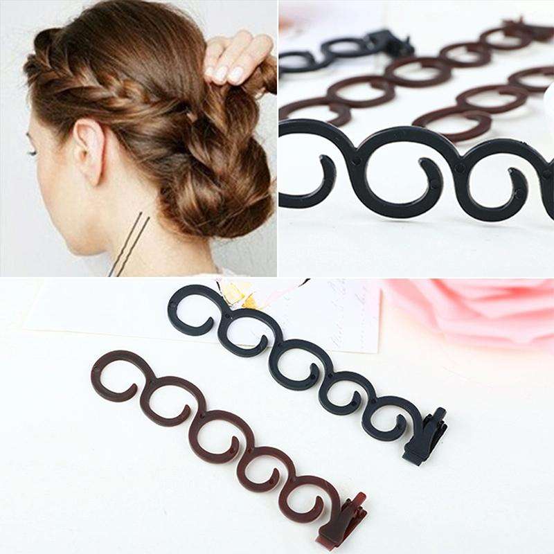 Elegance Hair Braider Flower Magic Hair Clip Queue Twist Plait Hairstyle Styling Accessories,Size...