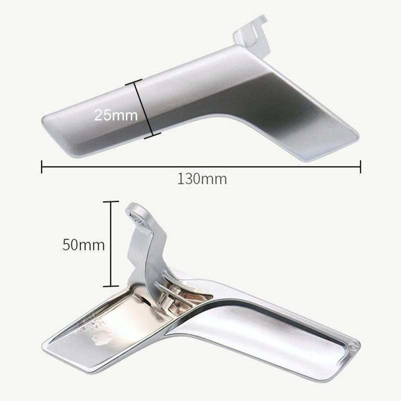 Car Left Side Electroplating Matte Inner Door Handle for Mercedes-Benz C Class W204, Left and Rig...