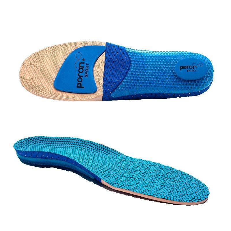 Men Shock Absorbing Sweat Absorbing Breathable Sports Insoles, Size:45-46