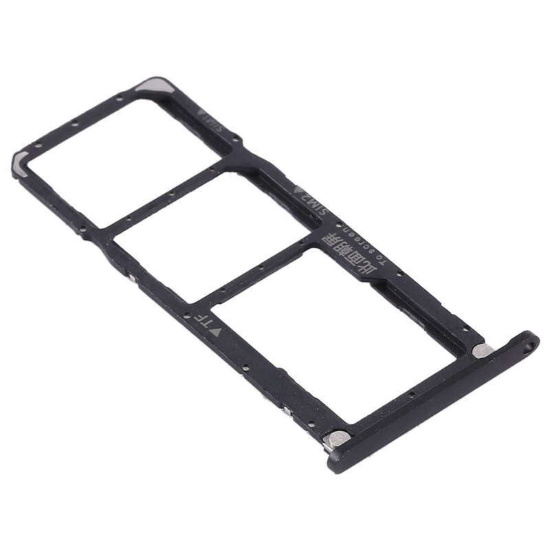 SIM Card Tray + SIM Card Tray + Micro SD Card Tray for Huawei Enjoy Max (Black)