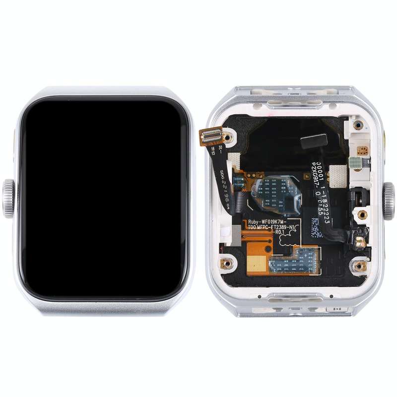 Original LCD Screen for OPPO Watch 3 Pro Digitizer Full Assembly With Frame (Silver)