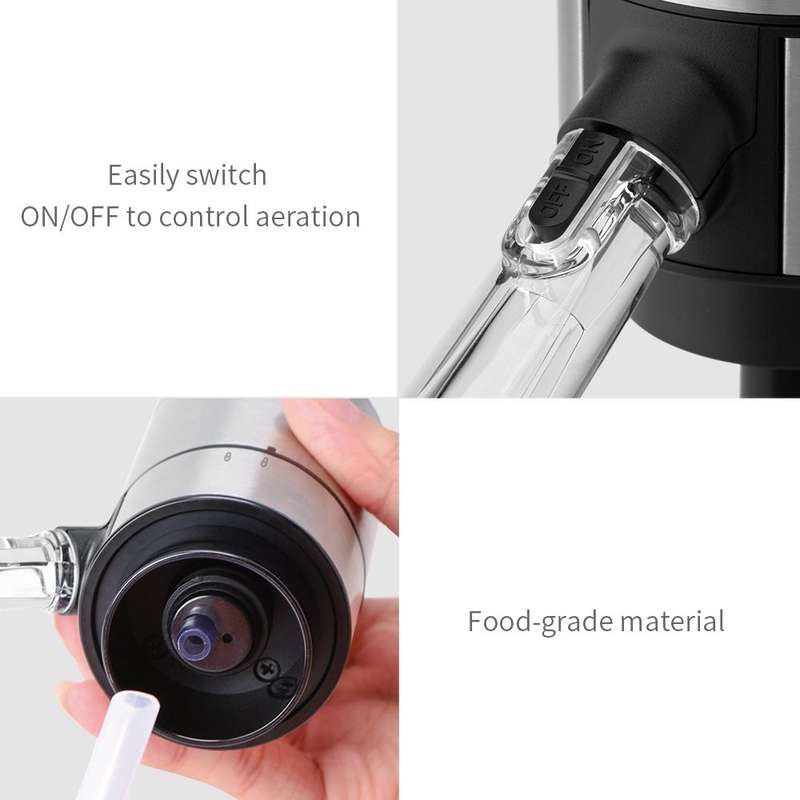 Electric Red Wine Decanter Dispenser,Style: Stainless Steel