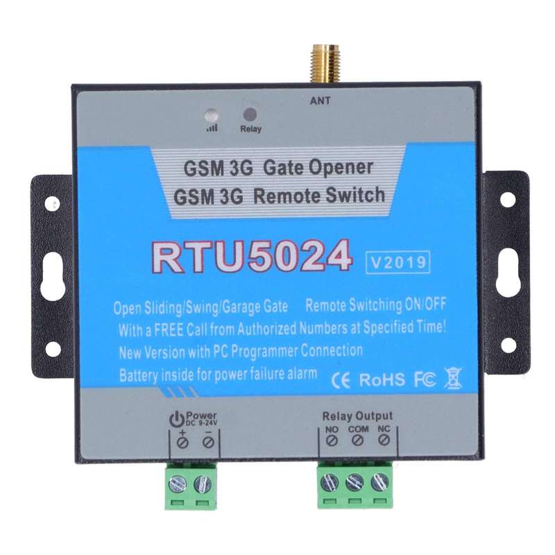 RTU5024 V2019 2G GSM Gate Opener Battery Inside for Power Failure Alert