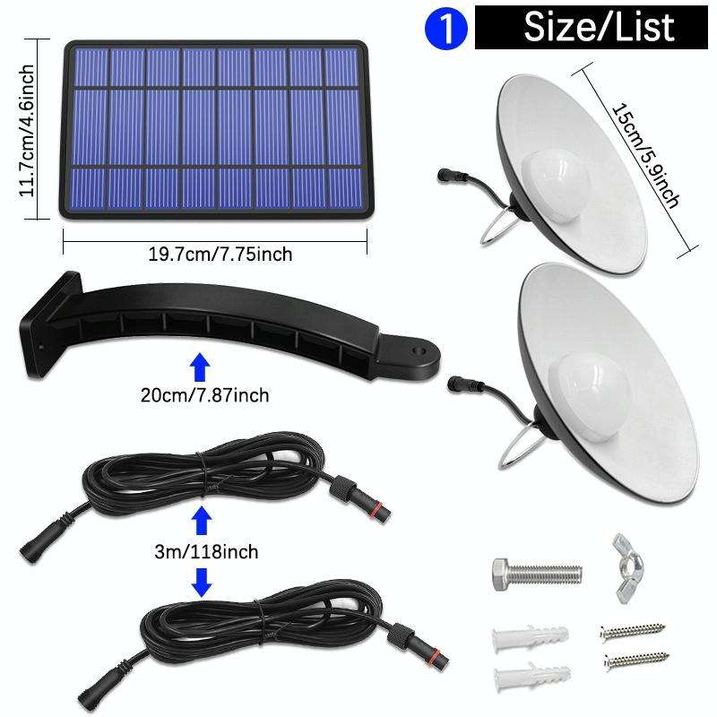 2 in 1 Solar Light Landscape Courtyard Corridor Lighting 32-LED Retro Chandelier, Light Color:War...