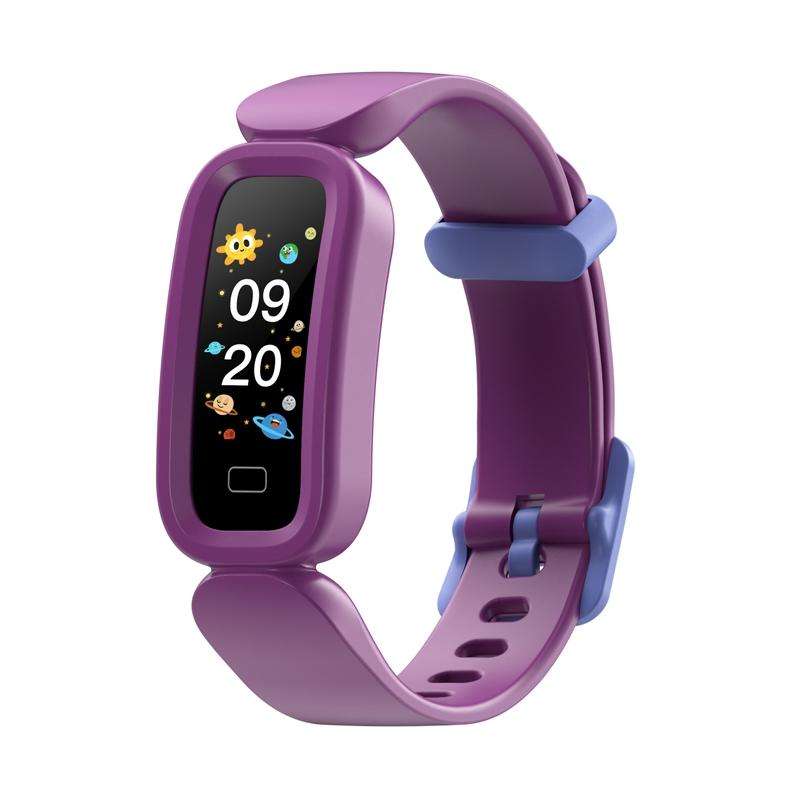 S90 Sleep Monitoring Bluetooth Sports Pedometer Smart Bracelet(Purple)