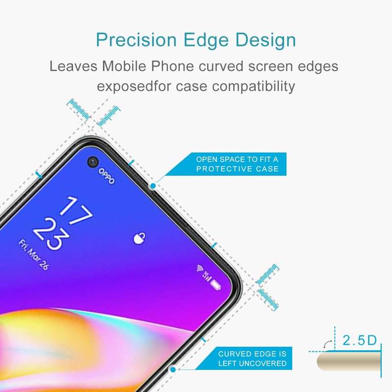 For OPPO F19 Pro / F19 Pro+ 0.26mm 9H 2.5D Tempered Glass Film