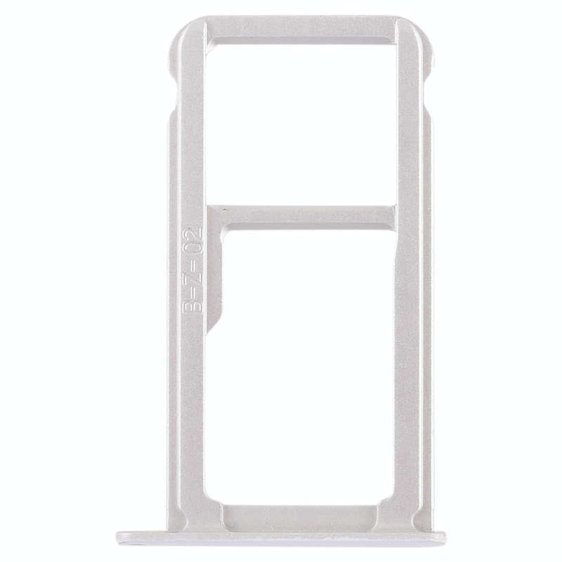 SIM Card Tray + SIM Card Tray / Micro SD Card for Huawei P9 Plus(White)