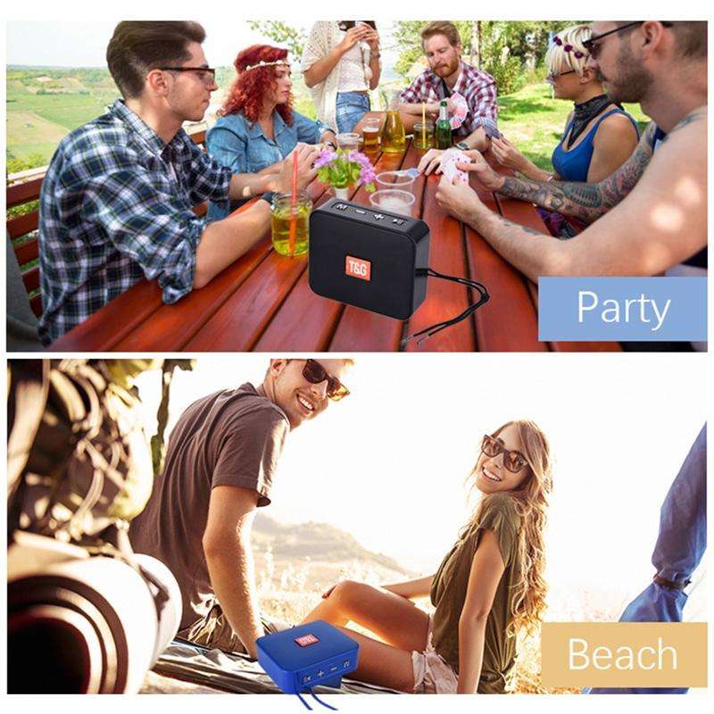 T&G TG166 Color Portable Wireless Bluetooth Small Speaker(Black)