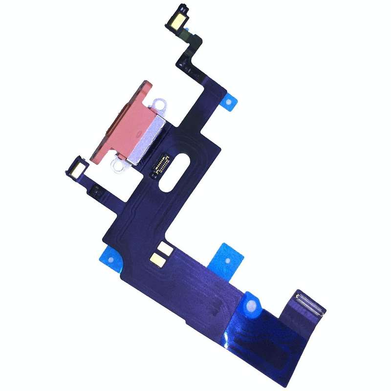 Charging Port Flex Cable for iPhone XR(Pink)