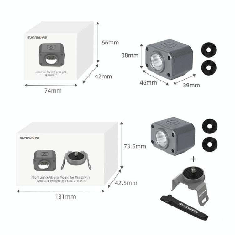Sunnylife Night Flight Lamp Searchlight Mount for DJI Mavic Air 2S