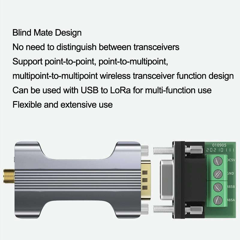 DTECH IOT5060A RS485 To LORA Serial Port Wireless Transmission Module