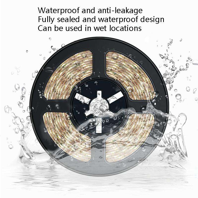 1m LED Battery Box Light Strip Intelligent Induction Dimming Soft Light Strip Drip Waterproof Cab...