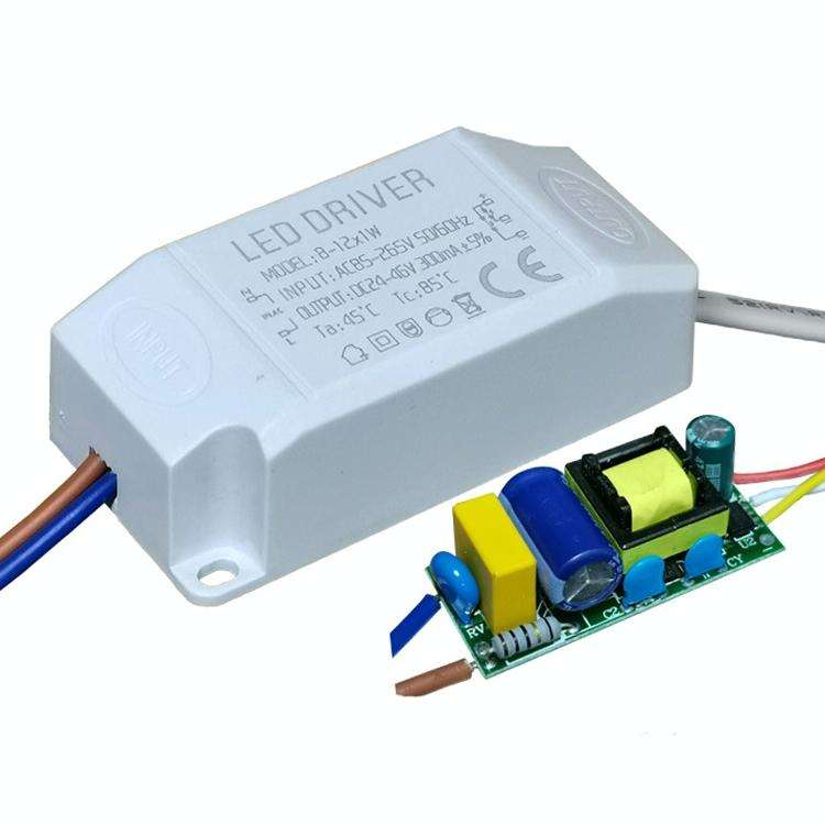 2 PCS 8-12W Two-Color Isolation Drive Power Supply 85-265V Wide Pressure Bulb / Downlight / Ceili...