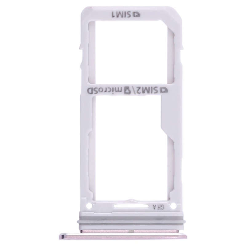 For Galaxy S8 / S8+ 2 SIM Card Tray / Micro SD Card Tray (Pink)