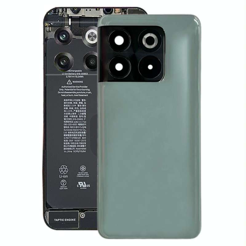 For OnePlus Ace Pro PGP110 Battery Back Cover with Camera Lens Cover (Green)