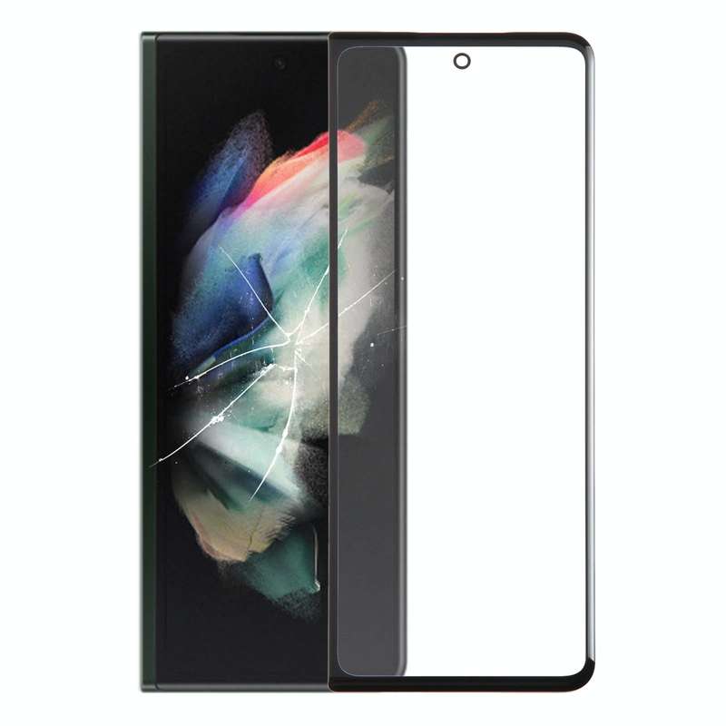 For Samsung Galaxy Z Fold3 SM-F926B/W22 LCD Secondary Screen Outer Glass Lens with OCA Optically ...
