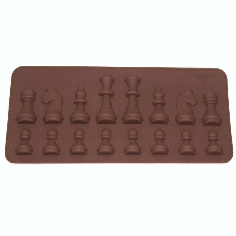 Silicone Chess Chocolate Mold Rock Sugar Soap Mold