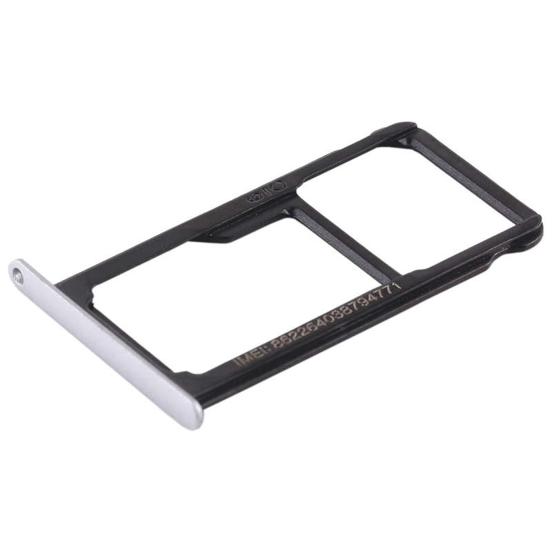 SIM Card Tray + SIM Card Tray / Micro SD Card for Huawei P9 Lite(Silver)
