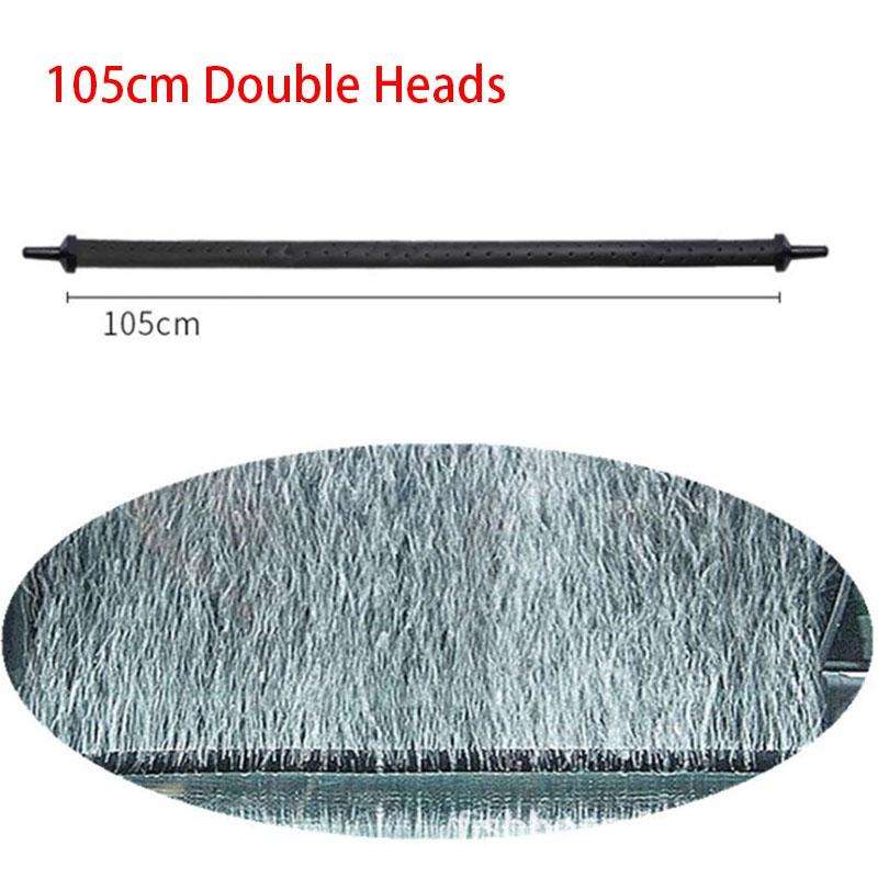 105cm Double Heads Aquarium Pump Bubble Bar Hose Aquarium Accessories Air Oxygen Strip Diffuser f...