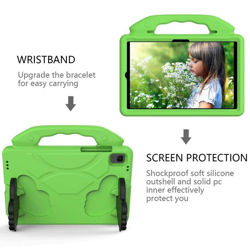 For Huawei MatePad 10.4 EVA Material Children Flat Anti Falling Cover Protective Shell with Thumb...