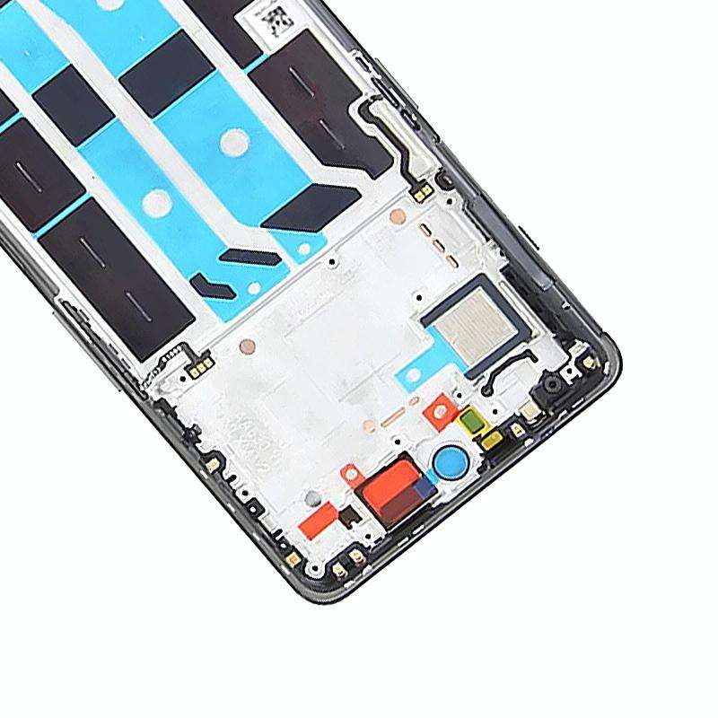 For OnePlus Ace 2  PHK110 LCD Screen Digitizer Full Assembly with Frame (Black)