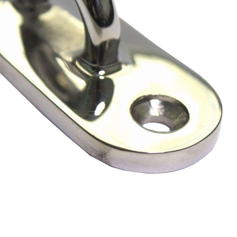 316 Stainless Steel Oval Boat Plate Seat Hand Rowing Boat Fixed Seat Accessories, Specification: ...