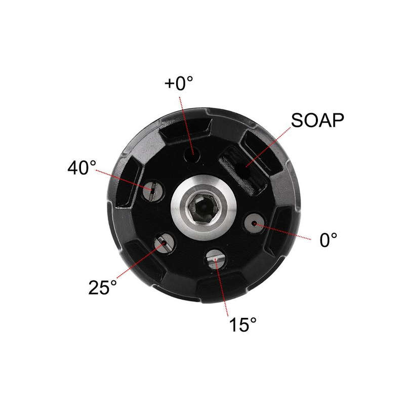 Multifunctional 6-in-1 Multi-hole Nozzle High-pressure Cleaner Car Washing Nozzle