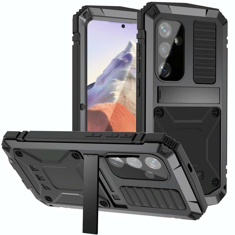 For Samsung Galaxy S24 5G R-JUST Life Waterproof Dustproof Shockproof Phone Case(Black)