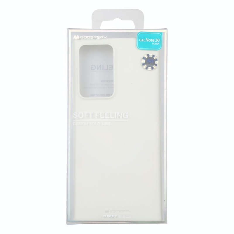 For Samsung Galaxy Note20 Ultra GOOSPERY SOFT FEELING Liquid TPU Drop-proof Soft Case(White)