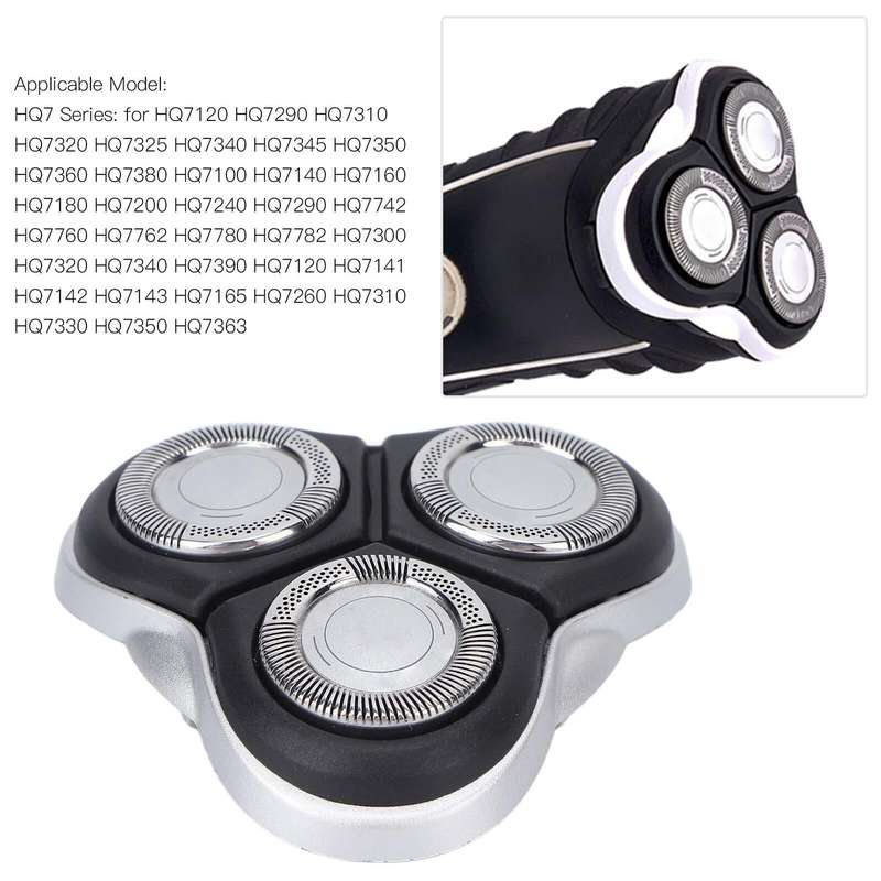 For Philips Shavers HQ7310 HQ7340 HQ7180 HQ7360 HQ7390 Replacement Blade Accessories(White)