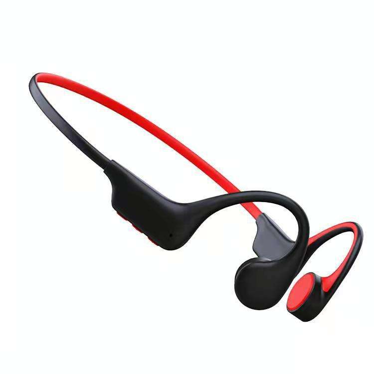 GCRT-X6 Earhook Bone Conduction Sports Bluetooth Headphones(Black)