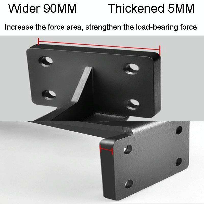 6 inch 5mm T Type Heavy Duty Bracket Concealed Load-Bearing Laminate Support Bracket