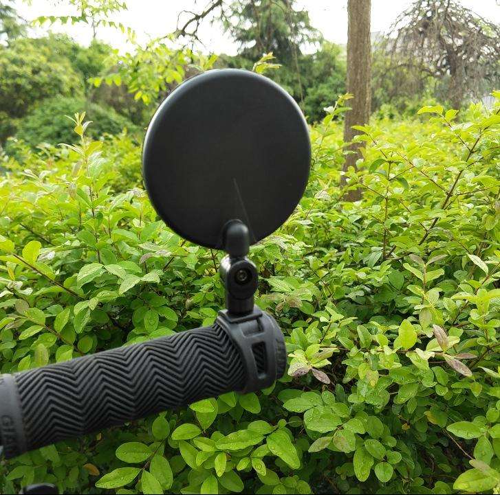 Universal 360 Rotate Adjustable Bicycle Rearview Handlebar Wide-angle Convex Mirror Cycling Rear ...