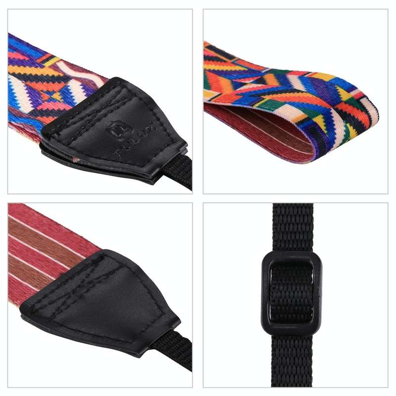 PULUZ Retro Ethnic Style Multi-color Series Shoulder Neck Strap Camera Strap for SLR / DSLR Cameras