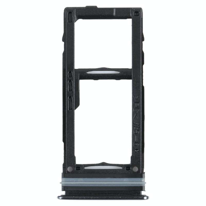 For Samsung Galaxy A52S 5G SM-A528 SIM Card Tray + SIM Card Tray / Micro SD Card Tray (Black)