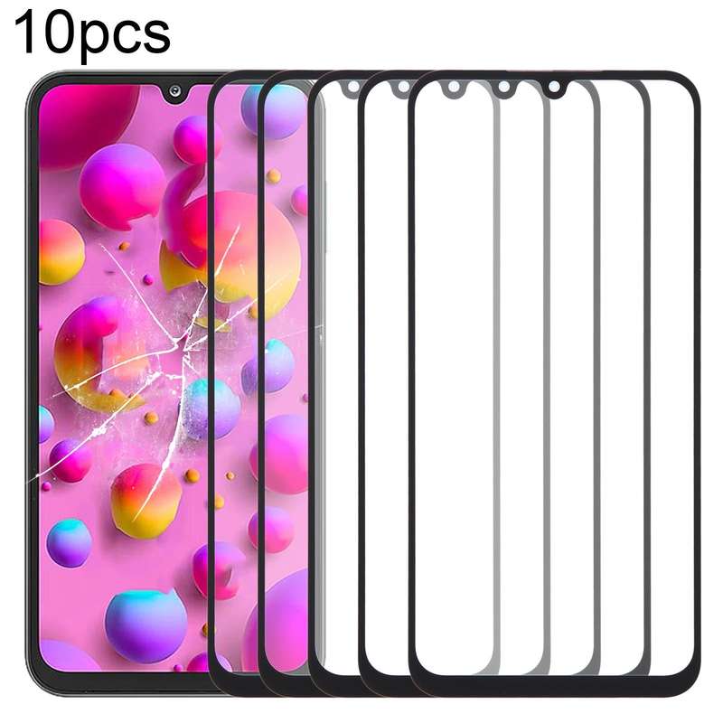 For Samsung Galaxy F15 SM-E156B 10pcs Front Screen Outer Glass Lens with OCA Optically Clear Adhe...