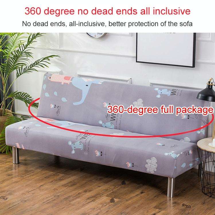 All-inclusive Cover Non-slip Armrestless Folding Sofa Bed Cover, Size:L(Dreamland)