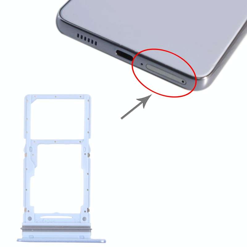 For Samsung Galaxy A33 5G SM-A336B Original SIM Card Tray + SIM Card Tray / Micro SD card tray (B...