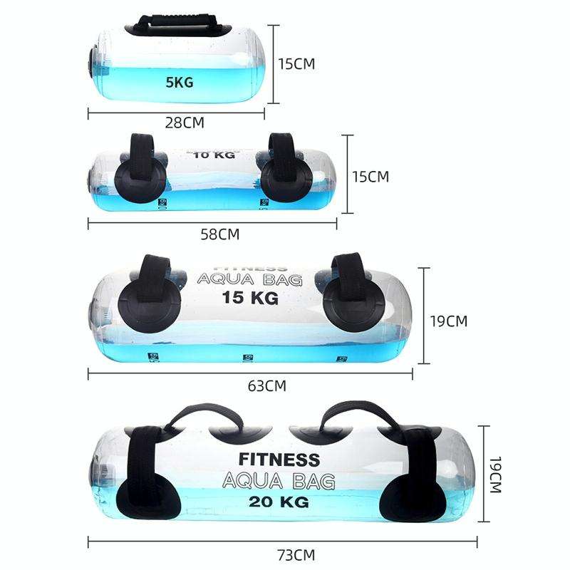 LS-SD2 Weighted Fitness Water Bag Physical Fitness Equipment, Specification: 63x19cm 15kg