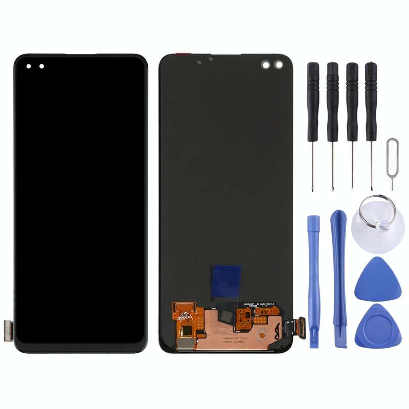 Original AMOLED Material LCD Screen and Digitizer Full Assembly for OPPO Reno4 4G
